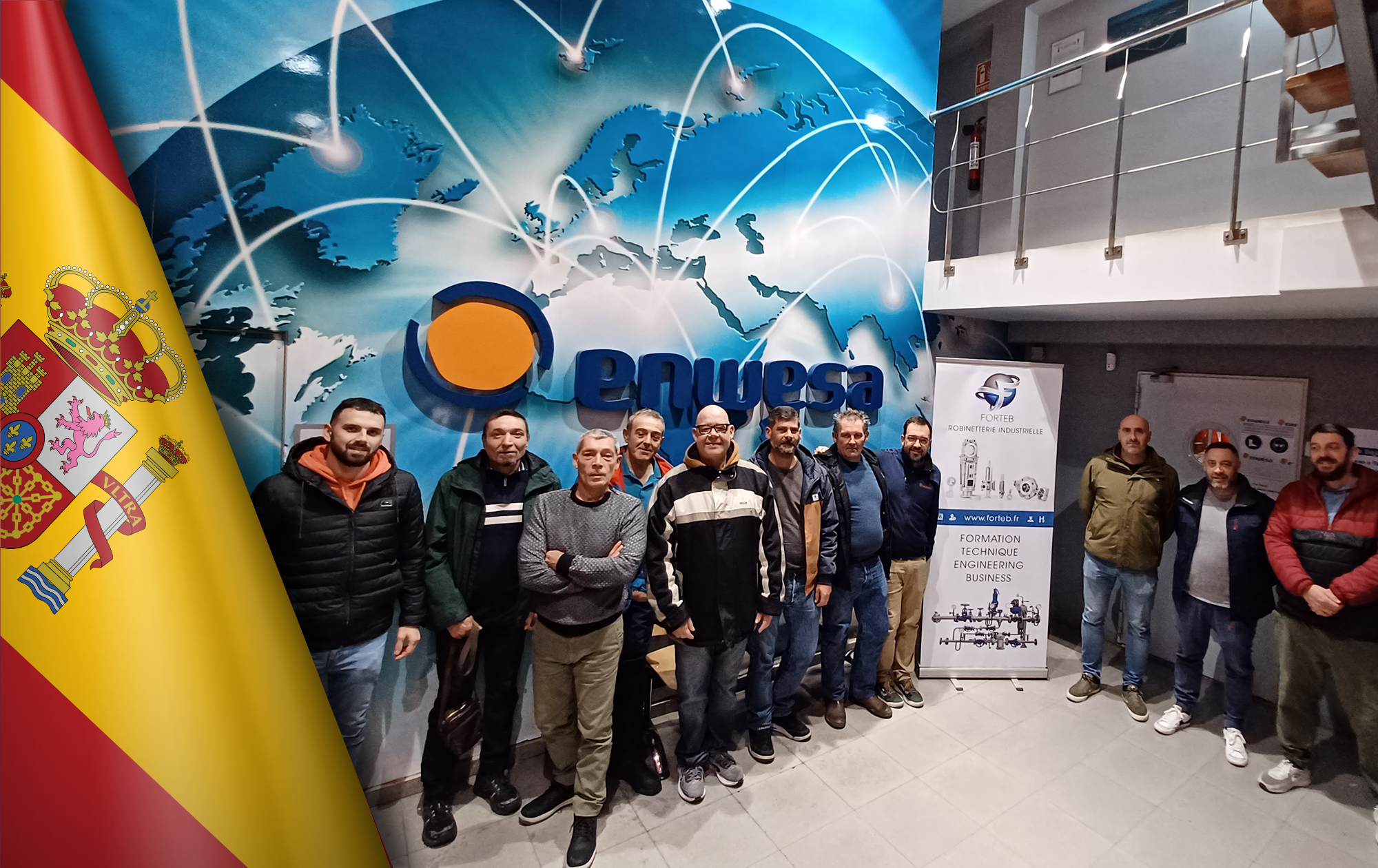 FORTEB continue son déploiement en Europe en passant par l’Espagne, chez ENWESA !